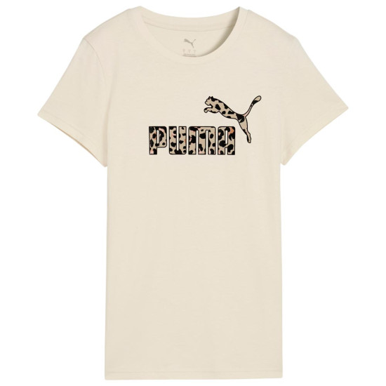 Puma Γυναικεία κοντομάνικη μπλούζα Essentials Animal Print Graphic T-Shirt